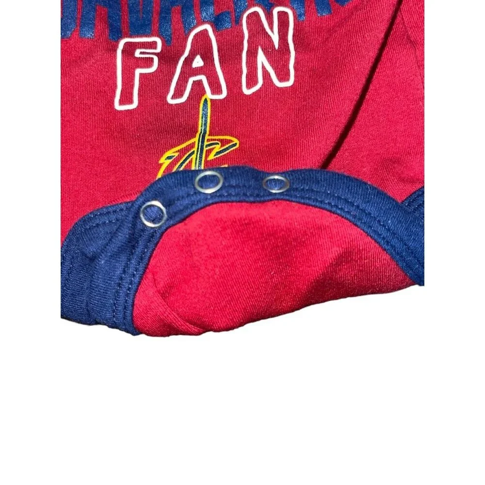 NBA CLEVELAND CAVALIERS Baby Boys Lot of 2 Bodysuits 0-3 Months